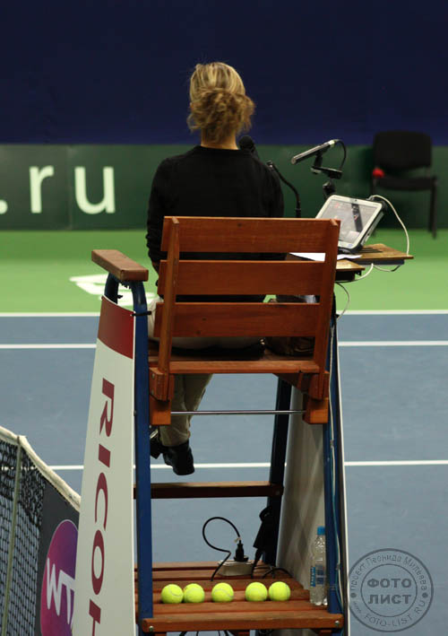 Теннис судья на вышке